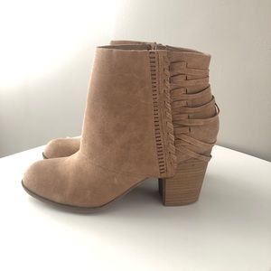Tan bootie